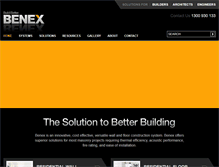 Tablet Screenshot of benex.com.au